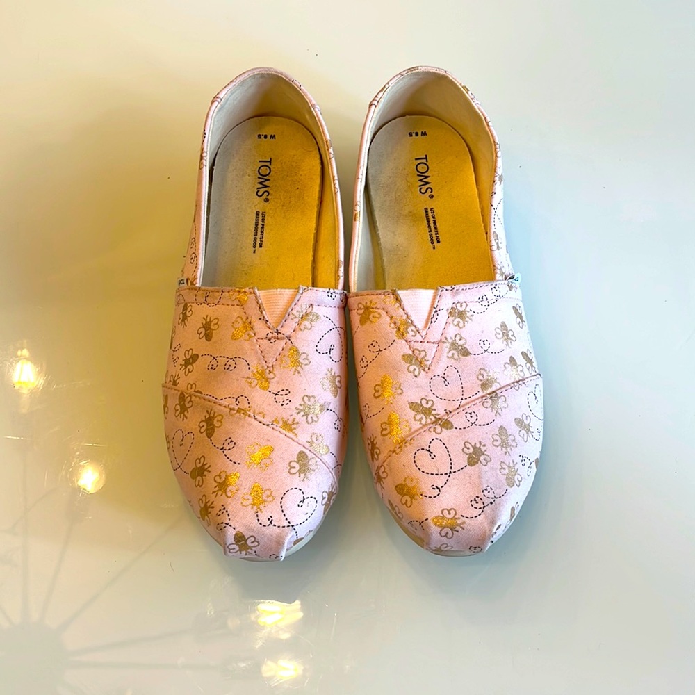 COPY - Toms Women’s Alpargata Birch Foil Bumble Bees